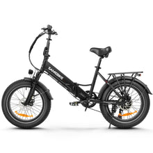 Charger l&#39;image dans la galerie, Vélo électrique pliable SAMEBIKE LOTDM200 - II, moteur 750 W, batterie amovible 48 V 13 Ah, gros pneu 20 x 4,0 pouces, vitesse maximale 40 km/h, autonomie 80 km, système de suspension double, freins à disque mécaniques - Kukirin Officiel