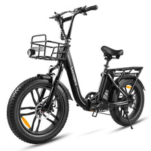 Charger l&#39;image dans la galerie, Vélo électrique SAMEBIKE C05 Pro, moteur 500 W, batterie 36 V 13 Ah, pneus 20 x 4 pouces, vitesse maximale 35 km/h, autonomie maximale 70 km, freins à disque mécaniques, Shimano 7 vitesses - Kukirin Officiel