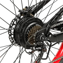 Laden Sie das Bild in den Galerie-Viewer, Vélo électrique Samebike LO26 - Plus, moteur 1000 W, batterie 48 V 15 Ah, pneus 26 pouces, vitesse maximale 45 km/h, autonomie 100 km, freins à disque hydrauliques, double suspension réglable, Shimano 7 vitesses - Noir - Kukirin Officiel