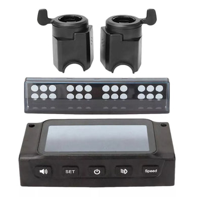 KUGOO S1 S2 S3 LCD Screen Cover Kit with Brake Handle + Accelerator, LED Headlight Cover