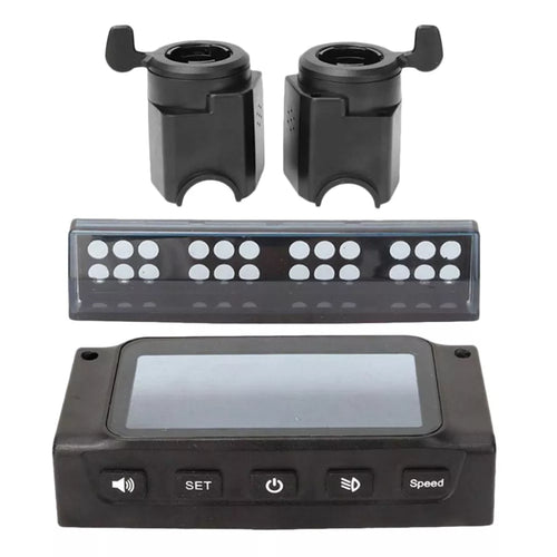 Kit Couvercle écran LCD  KUGOO S1 S2 S3  avec poignée de frein +accélérateur, couvercle de phare LED
