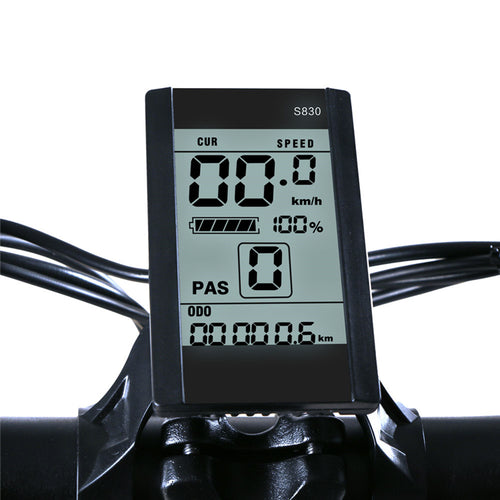 Samebike S830 LCD display screen