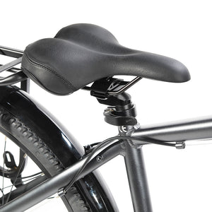 Eleglide T1 Step-Over, Electric Trekking Bike, 27.5 inch Tires, 36V 13Ah + 13Ah Dual Batteries, 250W Motor, Shimano 7 Speed, Max Speed ​​25km/h, Max Range 100km, IPX4 Waterproof, Dual Disc Brake - Black