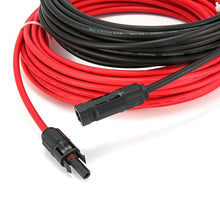 Charger l&#39;image dans la galerie, Câble d&#39;Extension de Panneau Solaire, Fil de Cuivre Noir et Rouge avec Connecteur, Long, 6/4/2, mm2, 10/12/14 AWG, 1 Paire - Kukirin Officiel