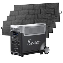 Charger l'image dans la galerie, Centrale électrique portable FOSSiBOT F3600, générateur solaire LiFePO4 3840 Wh, sortie CA 3600 W, charge solaire maximale 2000 W, recharge complète en 1,5h - Kukirin Officiel