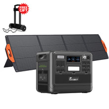 Charger l&#39;image dans la galerie, FOSSiBOT F2400 Centrale électrique portable, batterie LiFePO4 2048 Wh, générateur solaire de sortie 2400 W, 3 x AC RV voiture USB