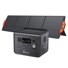 Charger l&#39;image dans la galerie, Centrale électrique portable FOSSiBOT F800, générateur solaire LiFePO4 512 Wh, cycle 3 500 fois, sortie CA 800 W, entrée solaire maximale 200 W,